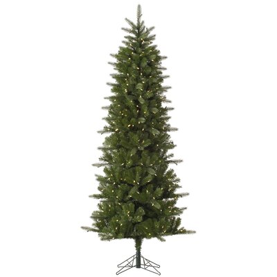 4.5' Green Spruce Artificial Christmas Tree with 200 LED White Lights -  The Holiday AisleÂ®, A145946LED