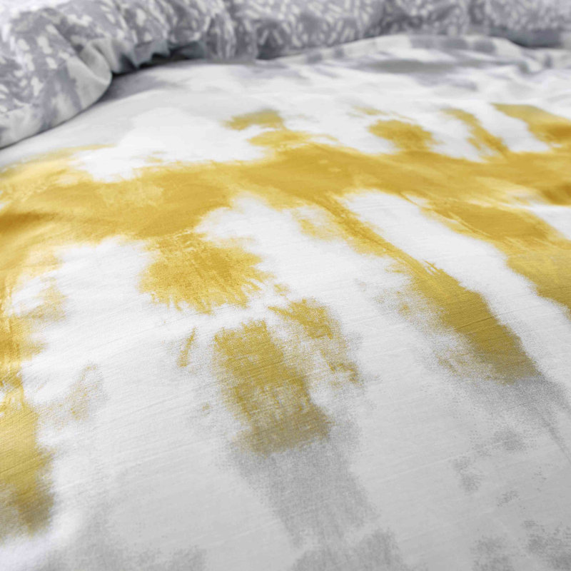 Hermosa Tie Dye Cotton Duvet Cover Set, Single Duvet Cover + 1 Standard Pillowcase