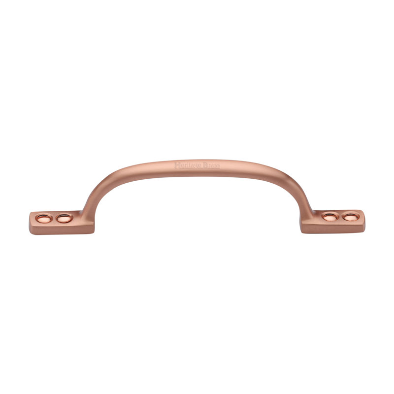 Heritage Brass Heritage Sash Pull Handle, Satin Rose Gold, 15.2 cm L