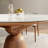 Extendable Dining Tables For 4 To 8 Rectangular To Round 31.15" To 53.15" Sintered Stone Kitchen Table-114217333