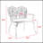 Patio Garden Bench Metal Park Bench Cast Aluminum Outdoor Furniture With Floral Rose Design And Comfort Cushion For Various Outdoor Settings-1178442266