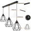 Carnbrock 3 - Light Black Kitchen Island Pendant-417164553