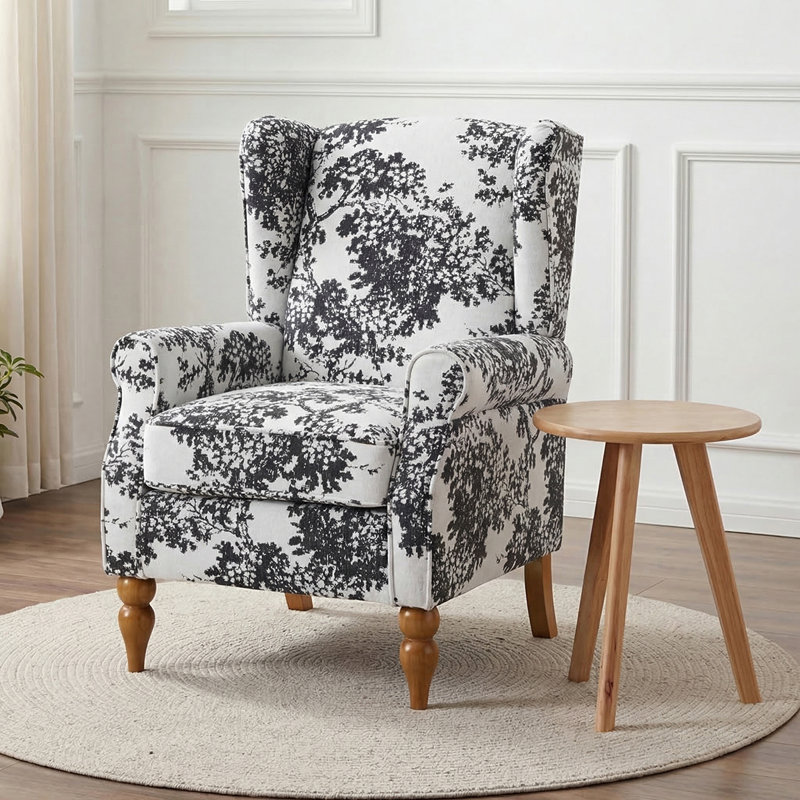 Fauteuil d'appoint à oreilles Botanical, Floral