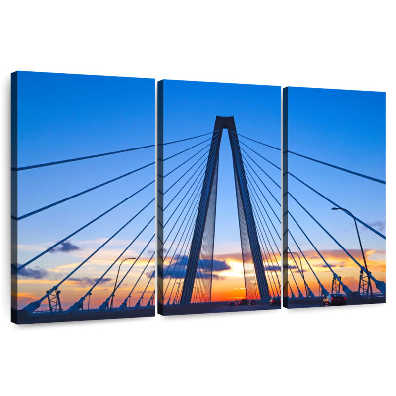 Lilie Ravenel Bridge Tower, H 48 po x l 74 po