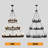 Retro Style Large 2-Tier Circular Ceiling Ironwork Chandelier