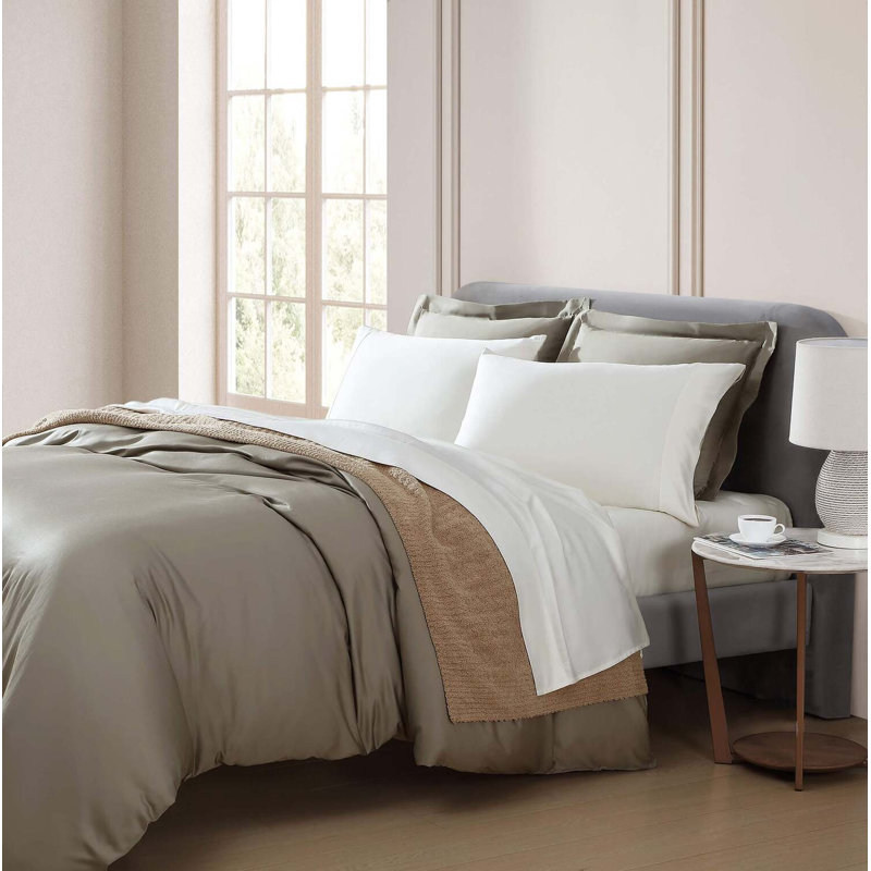 Natural Sham Set, Standard, Clear White