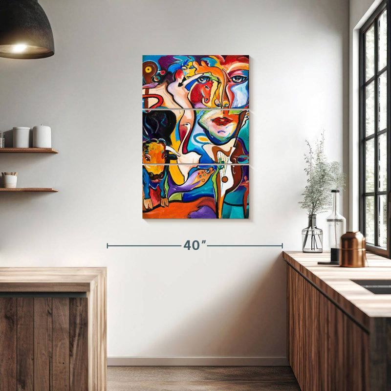 Leisha Mirage Abstract, 38" H x 24" W
