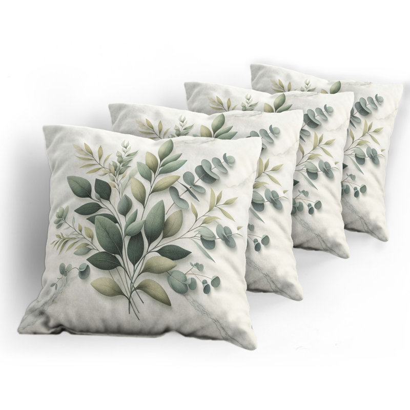 Fabric Reversible Throw Pillow, 20"H x 20"W