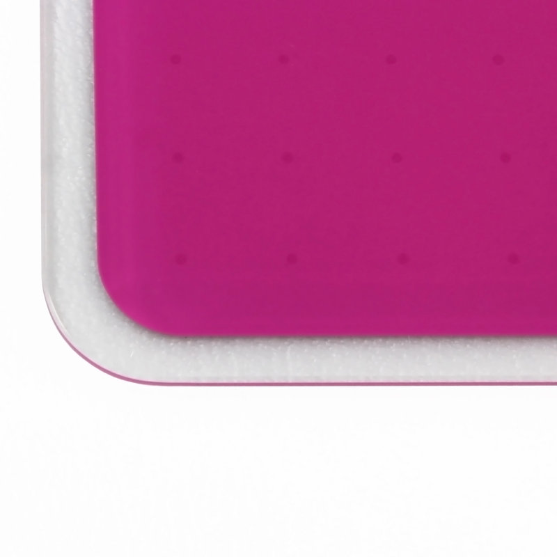 Tableau effaçable en verre multi-usages Viztex Glacier Violet 24 po x 36 po, Violet doux, 24 po x 36 po