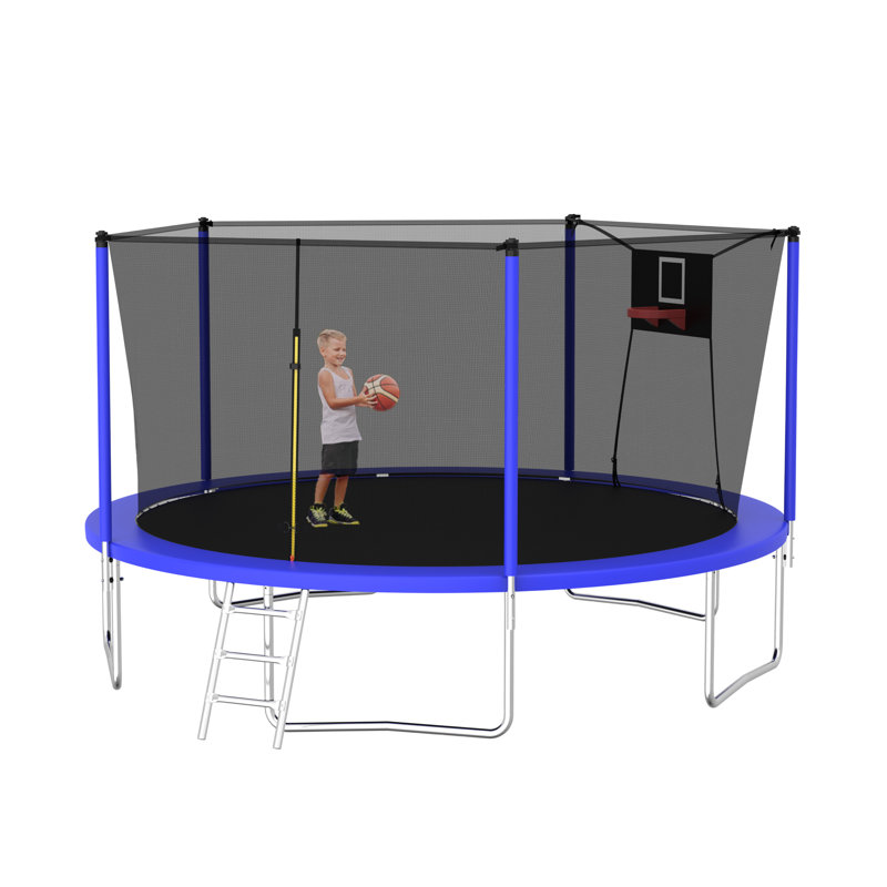 Filet de trampoline 14FT Sports Fitness, Bleu