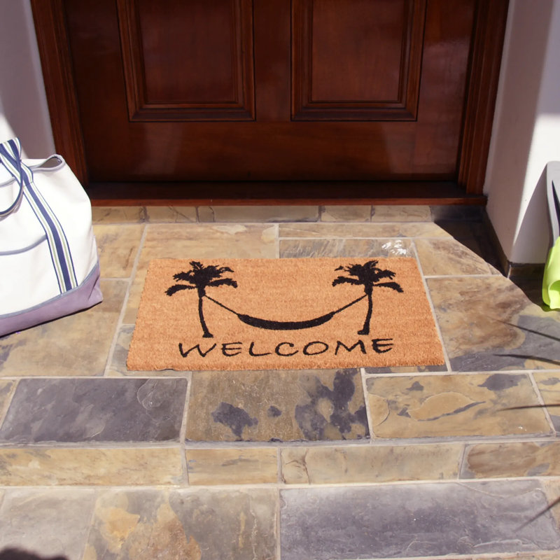 Ensemble de décoration de plage Holtman x 30 po Ensemble de tapis d'extérieur antidérapant