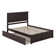 Grand lit plateforme en bois massif Amison
