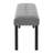 Tufted Linen Dining Bench - Farmhouse Upholstered Design With Rubber Wood Legs