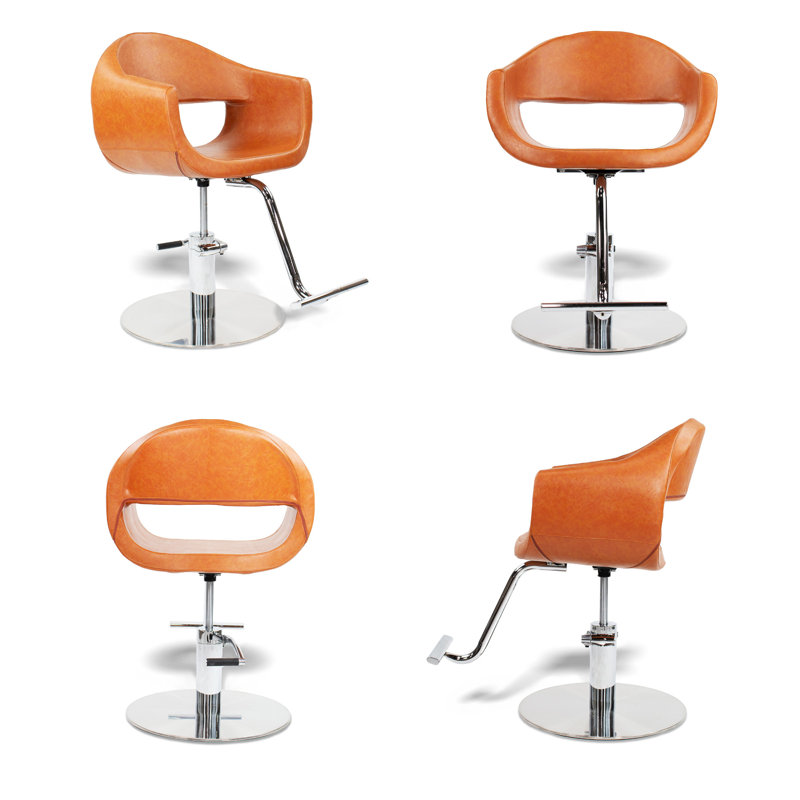 Tabouret Nahim, Orange, Argent