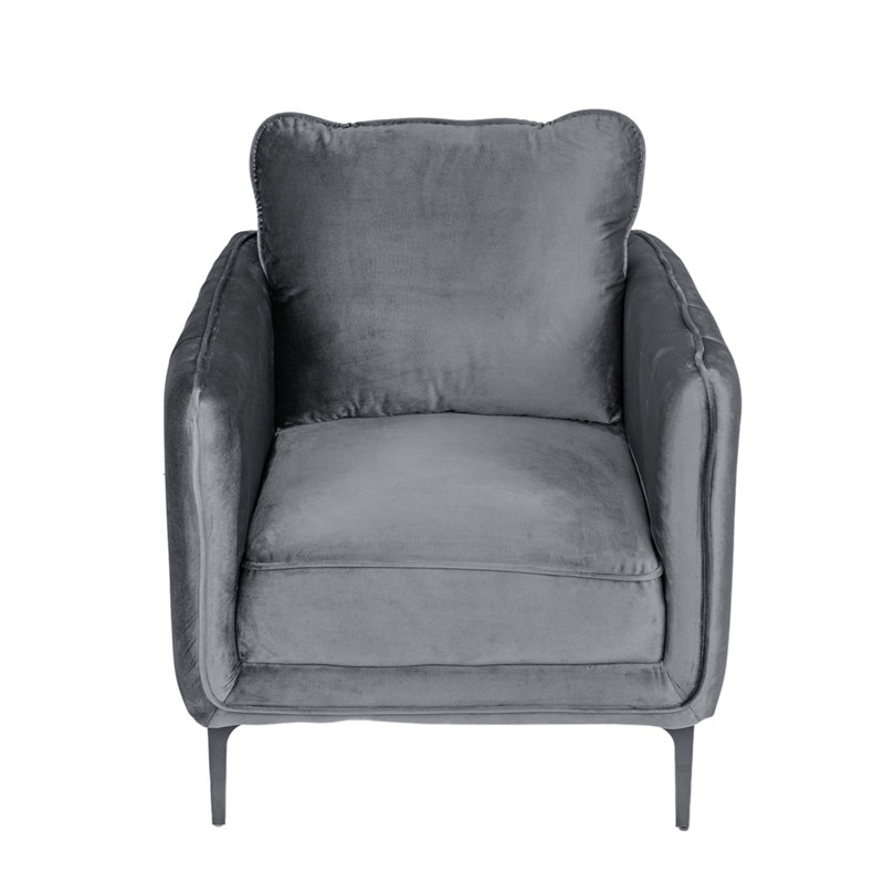 Magnifique chaise d'appoint 1pc, Gris