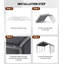 Heavy-Duty Waterproof Canopy Replacement Cover – UV & Wind Resistant PE Fabric, Portable Garage Shelter, Fits 13'x25' Gazebo Frame-129885858-129885861