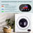Simzlife Compact Laundry Dryer, 2.65 cu ft Front Load Stainless Steel Clothes Dryers With Exhaust Pipe, 1400W, LCD Control Panel Four-Function Portable Dryer For Apartments, Home, Dorm, White