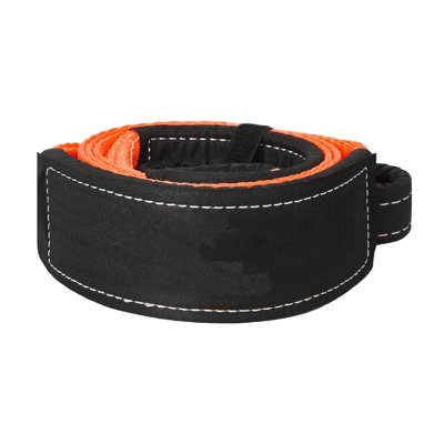 Recovery Tow Strap 3 inches, 8 feet 36,000 lbs Break Strength, Triple Reinforced Loop Straps, Tree Saver, Winch Line Extension Strap, Off Road Towing and Recovery, Extreme Weather Resistance