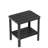 17"h Side Table With Shelves