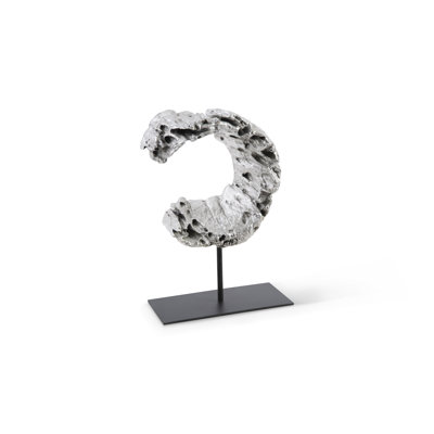 Cast Eroded Circle on Stand