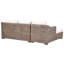 Garden Corner Sofa Grey VALLETRI