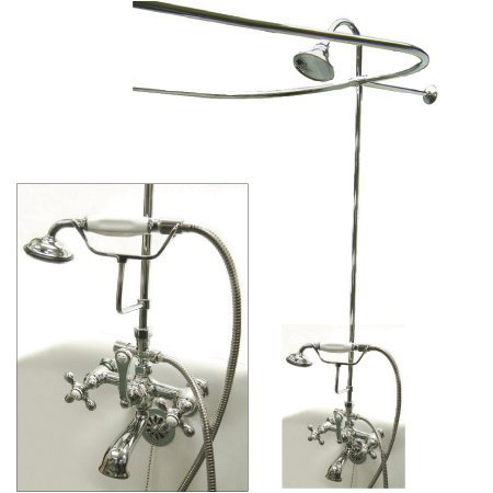 Système de douche à volume complet avec soupape grossière Vintage, Bronze huilé