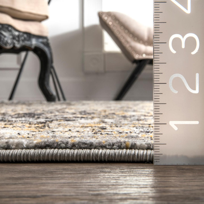 Dolezal Gold Area Rug, Rectangle 6'7" x 9'