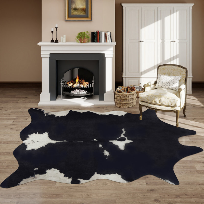 Tapis en similicuir à imprimé animal pour l'intérieur, adapté pour les salons, les chambres à coucher et les bureaux.