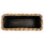 Jardinière rectangulaire avec insert en plastique