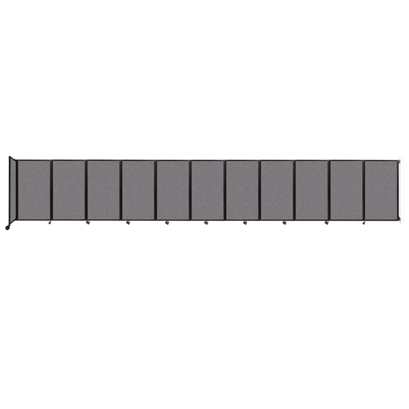 11 - Cloison pliante à panneaux, 11, Ardoise, H 60 po x l 366 po x P 12 po