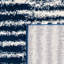 Tapis rayé bleu marine / ivoire Gasaway-2086724164
