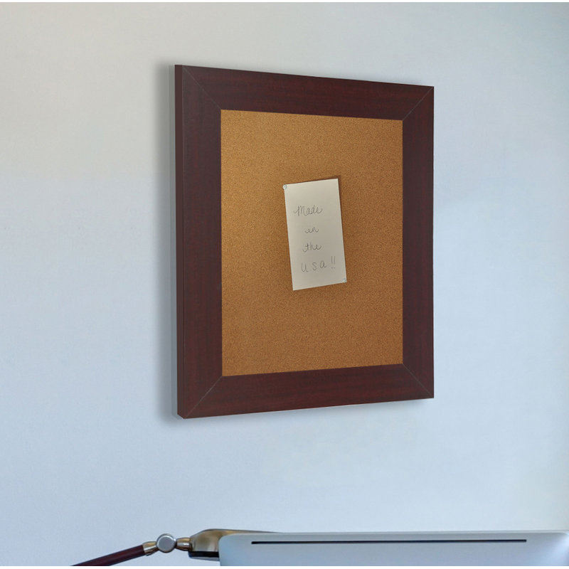 Linlin Wall Mounted Bulletin Board, 3' 6" H x 1' 6" W