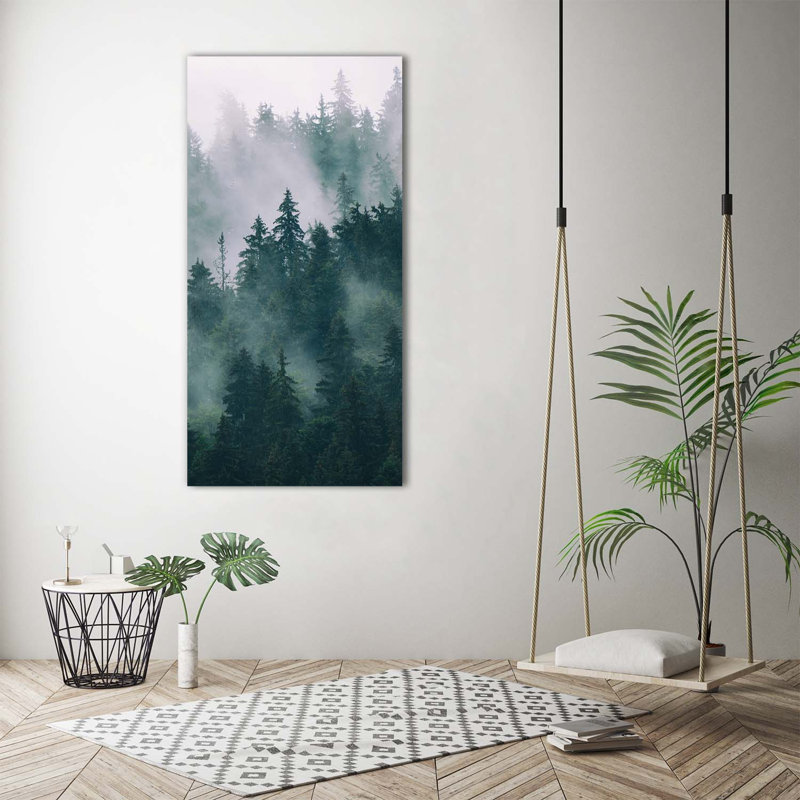 Pomegranate With Leaves - Wrapped Canvas Print