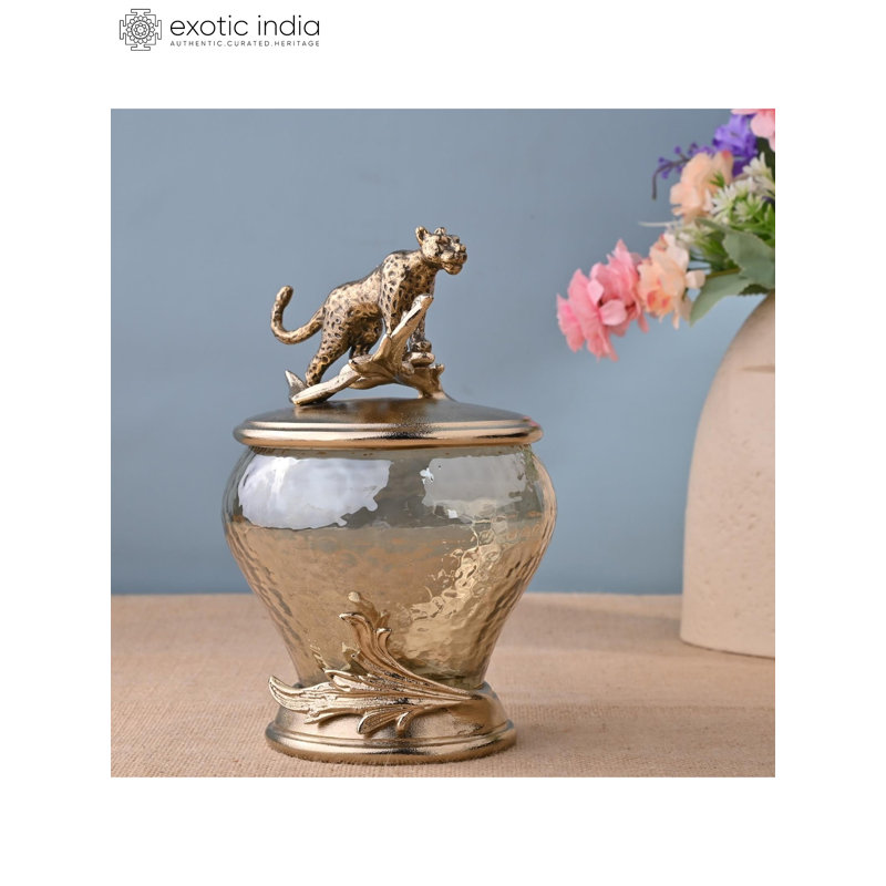 Aluminum & Glass Jar