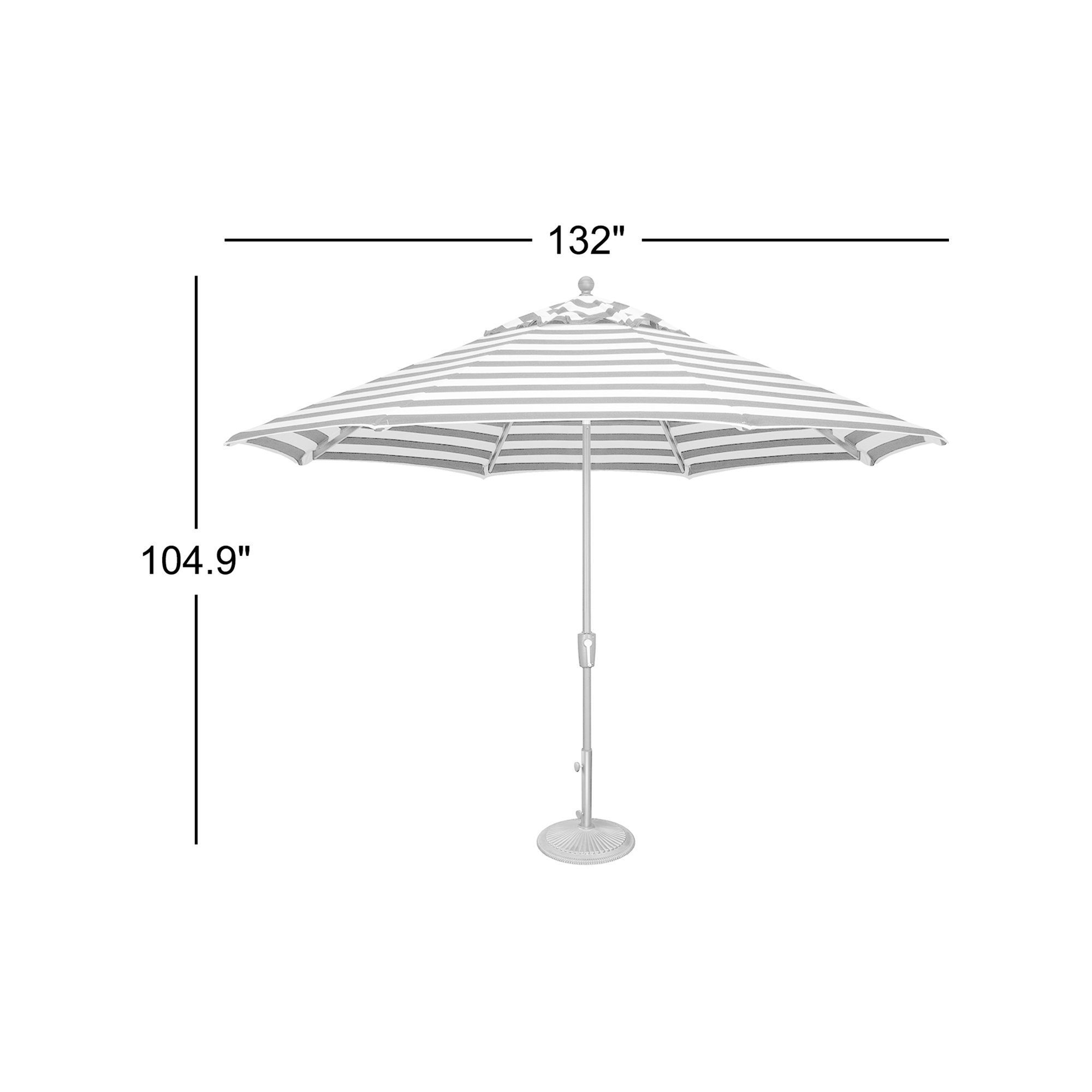 132'' Outdoor Umbrella, Bronze