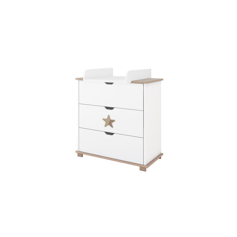 Epperson Kids 3 - Drawer Chest, White/Oak