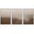 " Abstract Hazy Landscape Modern Minimalist Beige And Brown Nature Wilderness " 3 - Pieces on-99077785-99077786
