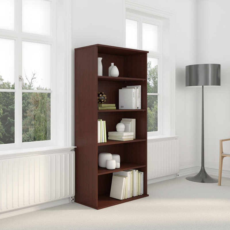 Bibliothèque standard BBF, H 72,13 po x l 35,71 po x P 15,45 po, Cerisier Hansen