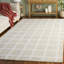 Pine Hand Tufted Wool/Cotton Geometric Area Rug in Sage / Ivory-1745505392