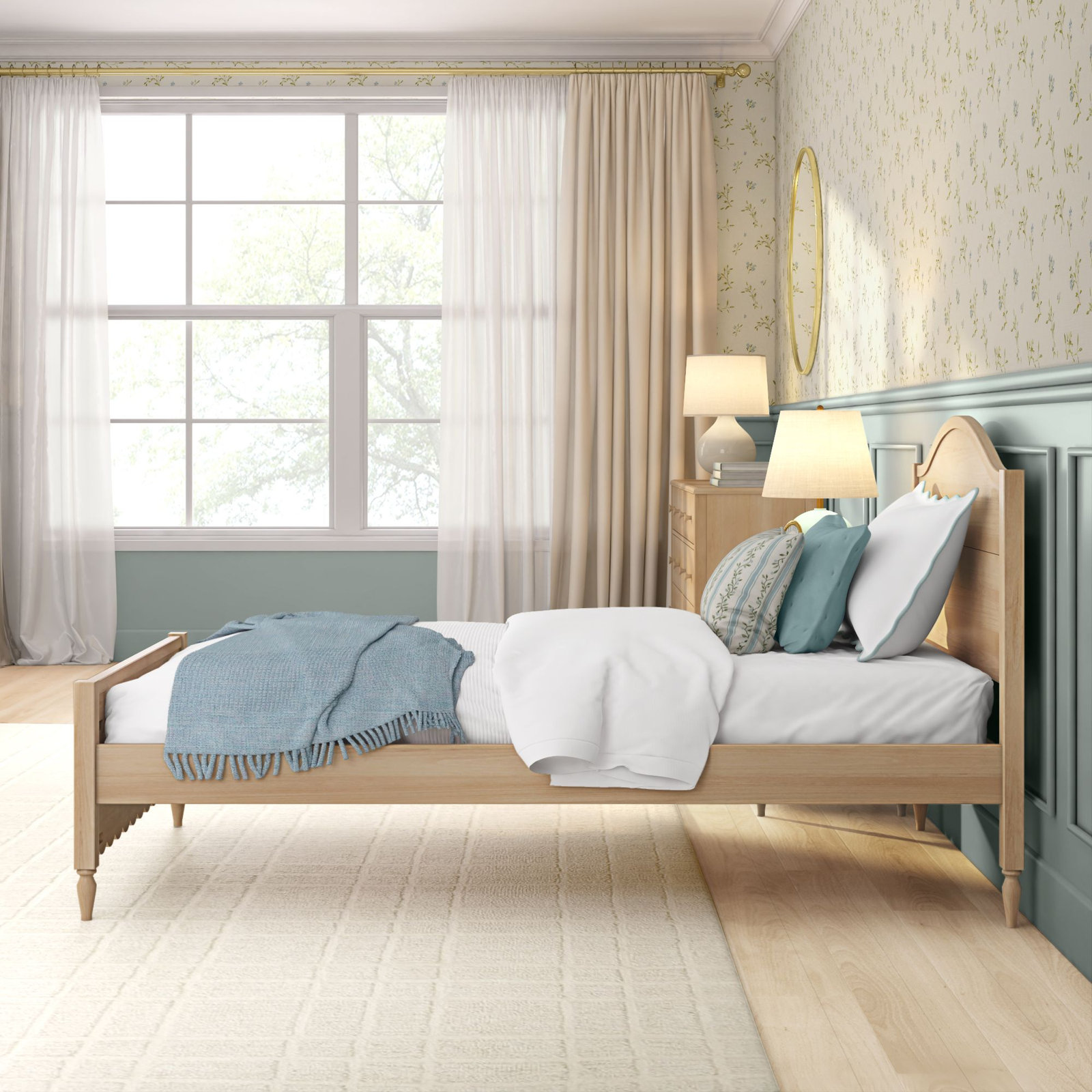 Charlotte Bed, Twin, Blonde
