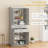 Kitchen Pantry Modern  Freestanding Cabinet Cupboard-1656933911