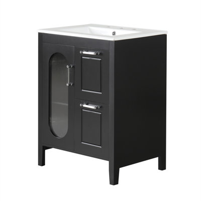 Meuble-lavabo de salle de bain avec lavabo