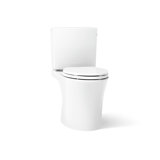 Veil Two-Piece Elongated Toilet With Skirted Trapway 1.28 GPF