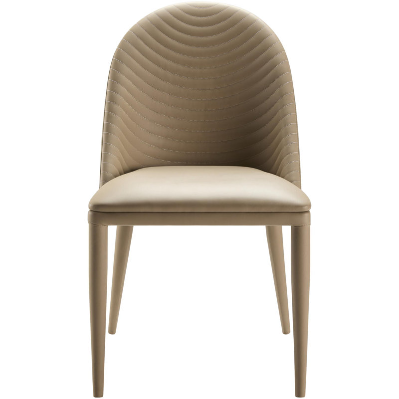 Chaise de salle à manger moderne Cornecia, Brun