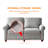 2+3 Sectional Sofa  Set