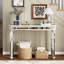 Miroir console rétro vintage en grain de bois magnifique et noble pour le vestibule, le canapé, le salon (à l'exception des tiroirs et des tablettes)-825648498
