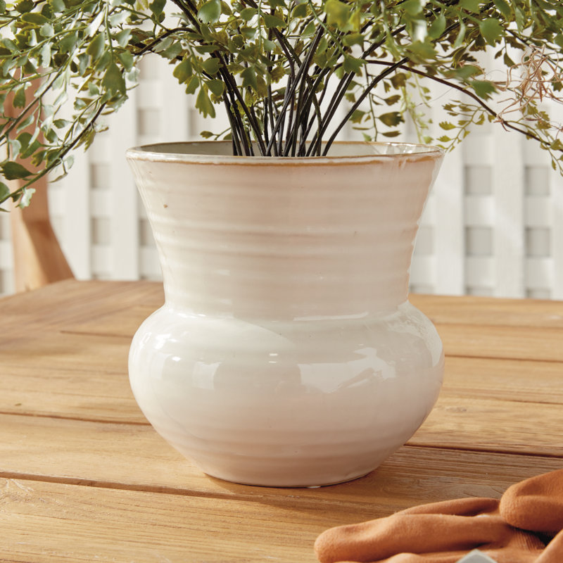 Pot à fleurs Delaney, Crème, crème, H 5,5 po x l 5,5 po x P 5,5 po