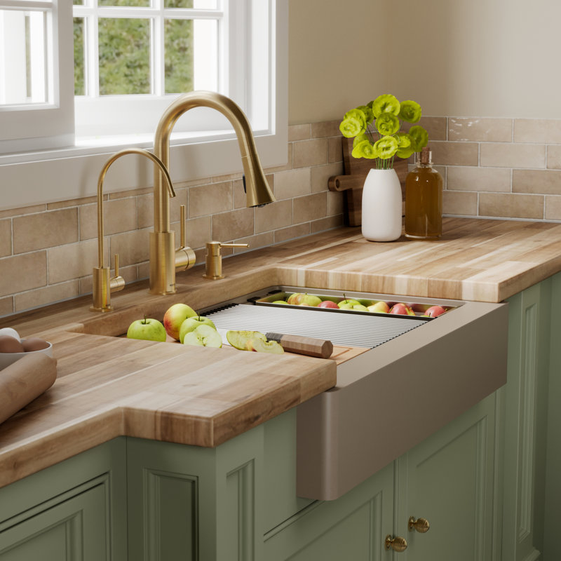 Évier de cuisine Karran Quartz, Béton