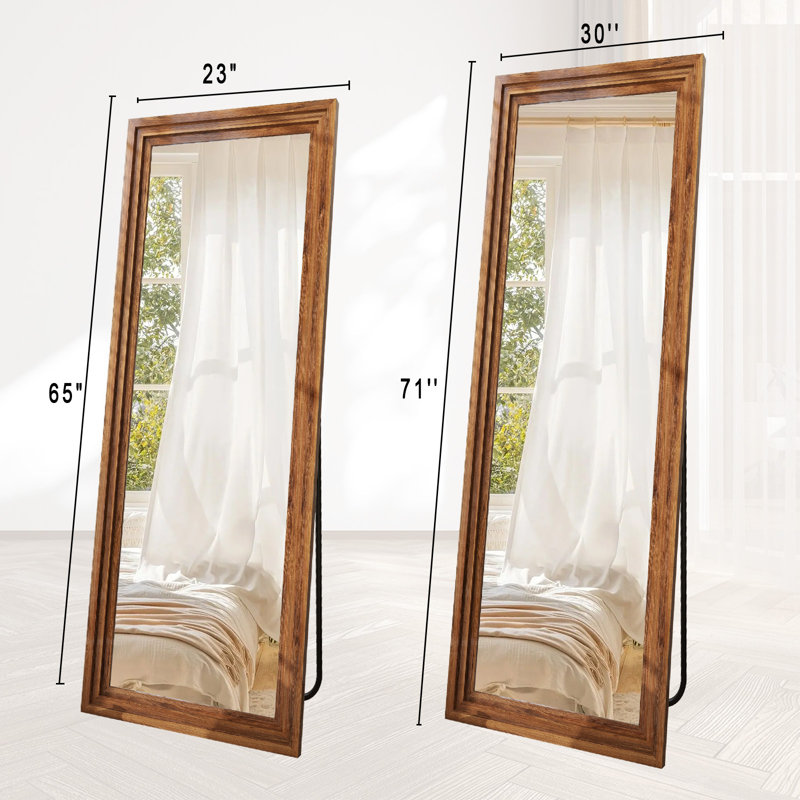 Miroir Arandip, 64 po x 21 po, Brun