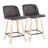Lakyia Swivel Upholstered Counter Stool